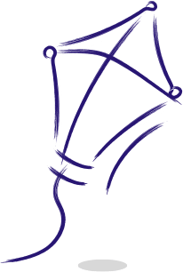 Illustration of a kite